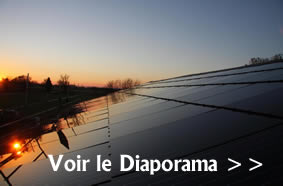 Installation photovoltaique modules Saint Gobain Solar Sunlap